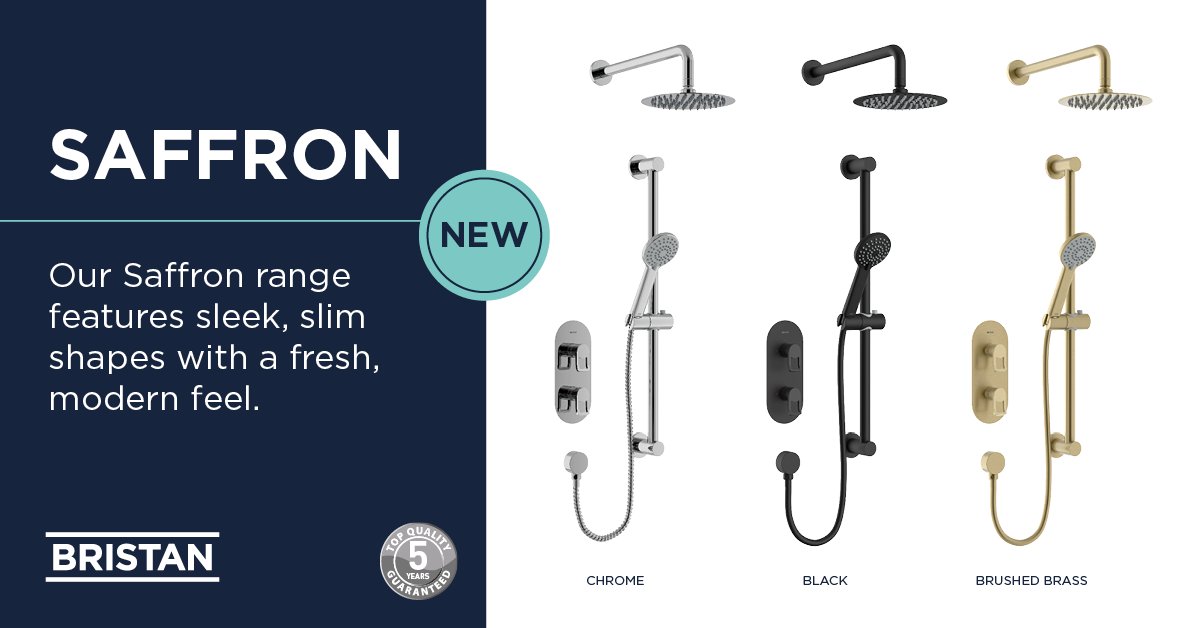 theplumbersm8's tweet photo. Transform your bathroom with the Saffron range. Sleek, slim designs with contemporary lines and loop lever handles for effortless control, &amp; precise flow and temperature adjustments. Built to last with easy servicing and maintenance.

Visit us in-store for details. https://t.co/VgJczGzhCD