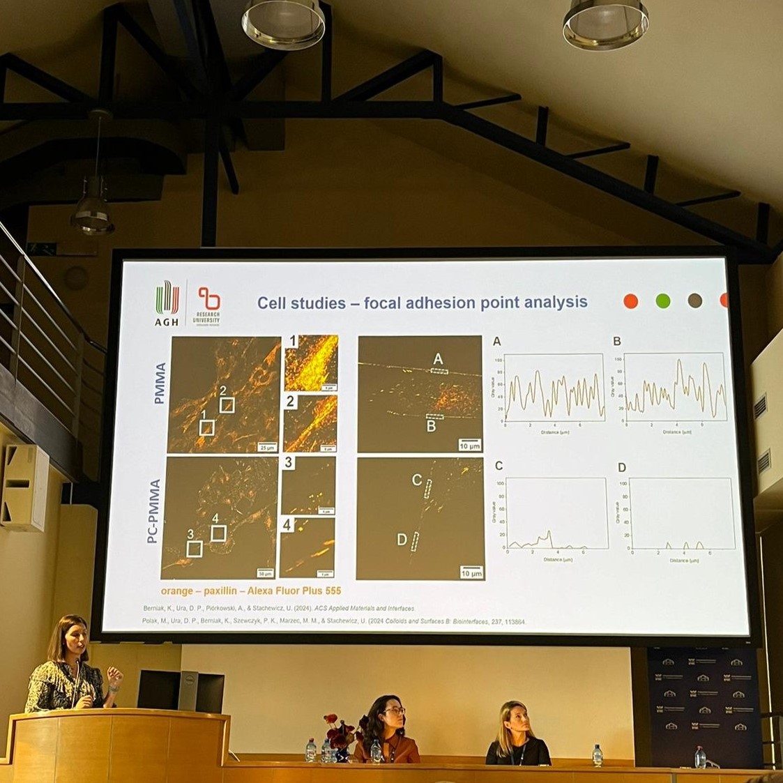 AGH_fibers (@agh_fibers) on Twitter photo ✨ We are happy to share that our PhD student, Martyna Polak had the privilege of presenting her research through an oral presentation, highlighting her latest work supported by <a href="/NCN_PL/">Narodowe Centrum Nauki</a> in the 3rd International Conference on CHEMISTRY FOR BEAUTY AND HEALTH.💡 ✨ We are happy to share that our PhD student, Martyna Polak had the privilege of presenting her research through an oral presentation, highlighting her latest work supported by <a href="/NCN_PL/">Narodowe Centrum Nauki</a> in the 3rd International Conference on CHEMISTRY FOR BEAUTY AND HEALTH.💡
