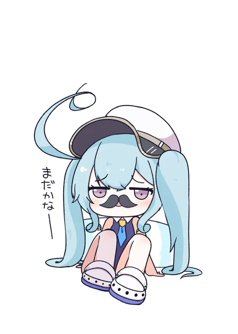 きっとどこかで暇そうにしてる子。 #アズールレーン 