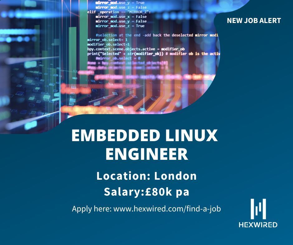 hexwired's tweet image. New job alert: Embedded Linux Engineer 💥

Position details:
📛 Embedded Linux Engineer
📌 London (semi-remote)
💷 £80k pa

Visit our website for more information or to apply ➡️ buff.ly/3QBzzkl 

#HexwiredRecruitment #EmbeddedLinuxEngineer #EmbeddedJobs #Techjobs