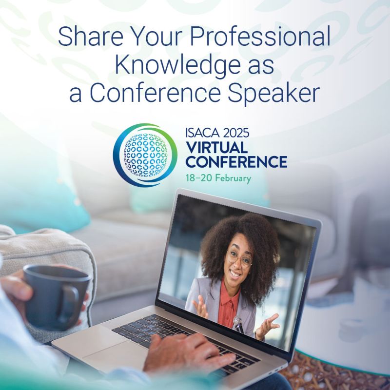 🎤 Speakers wanted! 

Submit a proposal by 31 July 2024 to be considered as an #ISACACon 2025 Virtual event speaker (plus, speakers attend for free). 

Learn more: bit.ly/4elfGZ6
