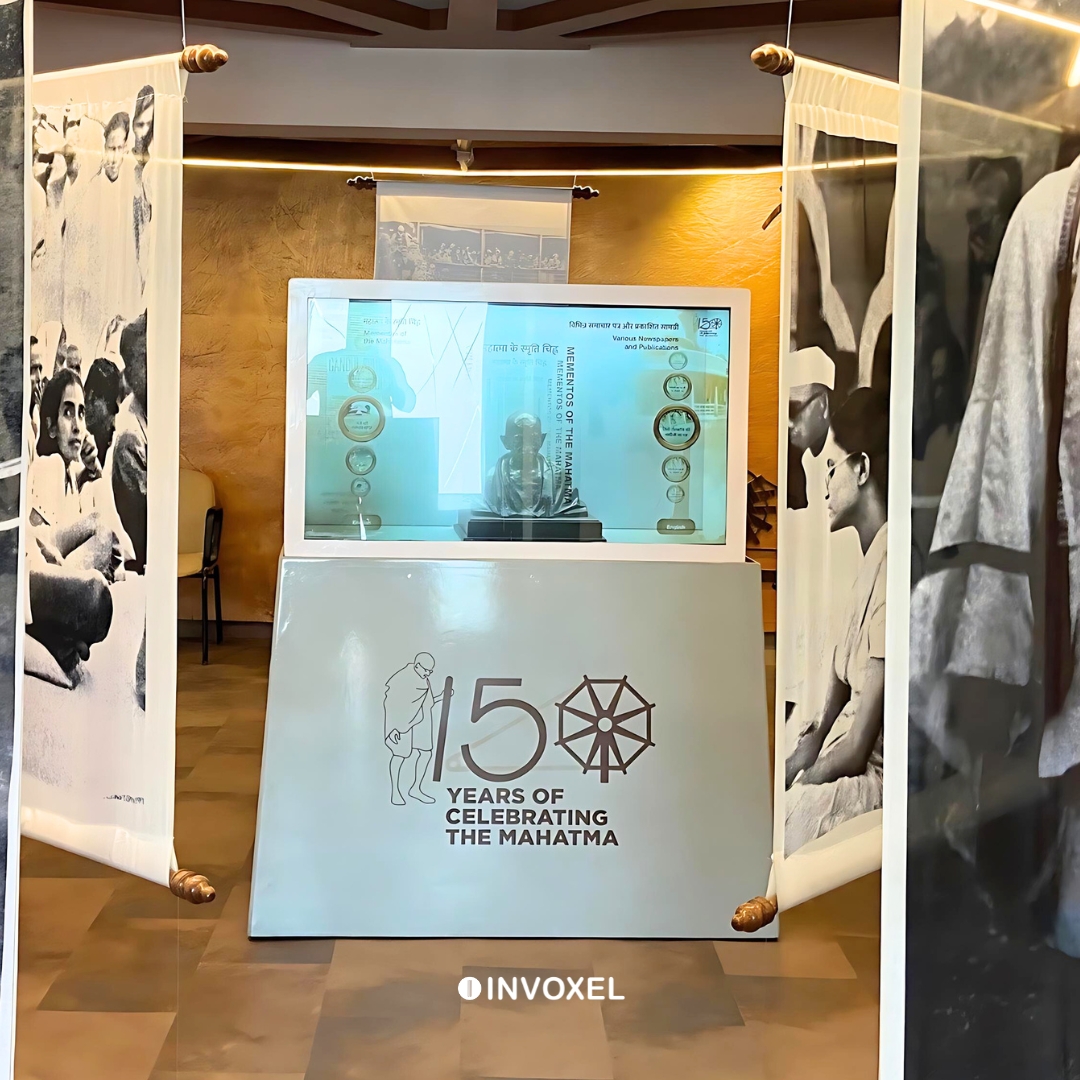 invoxel's tweet image. Dive into Digital Tribute to Mahatma Gandhi and discover Gandhiji&apos;s legacy with our cutting-edge tech at Gandhi Smriti, New Delhi. Explore his journey to life in the Digital Gandhi Centre.  The digital center was recently inaugurated.  #DigitalGandhi #TechForChange #ExploreDelhi