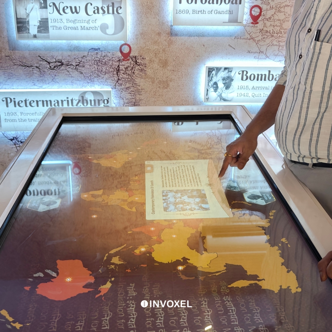 invoxel's tweet image. Dive into Digital Tribute to Mahatma Gandhi and discover Gandhiji&apos;s legacy with our cutting-edge tech at Gandhi Smriti, New Delhi. Explore his journey to life in the Digital Gandhi Centre.  The digital center was recently inaugurated.  #DigitalGandhi #TechForChange #ExploreDelhi