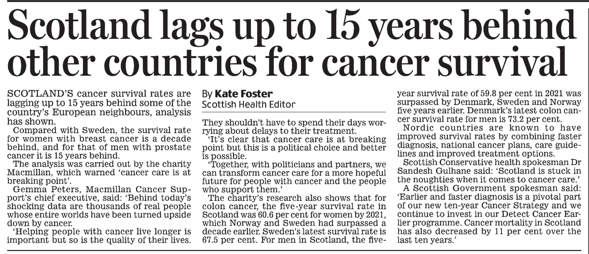 Scotland under the SNP has the:  

Worst drug death rate in Europe.  

Worst child mortality rate in Europe.  

Lowest life expectancy in Europe. 

Highest rate of alcohol deaths in the UK.

Now this:

👇
