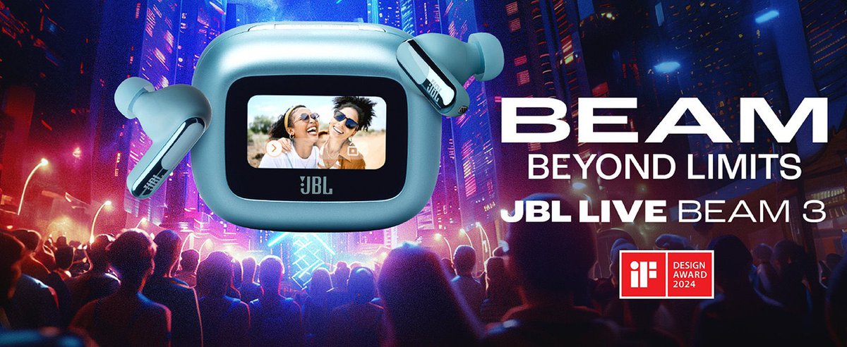 itz_mohitverma's tweet image. JBL Live Beam 3 launched in India
Price- ₹13999
(This TWS Comes with 1.45-inch touchscreen display on the case)
#JBLLiveBeam3 #JBL
