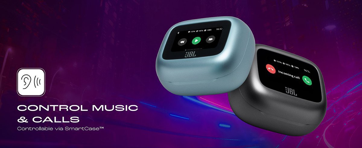 itz_mohitverma's tweet image. JBL Live Beam 3 launched in India
Price- ₹13999
(This TWS Comes with 1.45-inch touchscreen display on the case)
#JBLLiveBeam3 #JBL