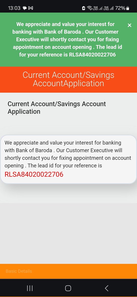 pankajsingh1007's tweet photo. Hi @bankofbaroda, As per our conversation, I visted the nearest branch to open an account (bob champ) &amp; submitted the duly completed form along with all supporting docs on 15th June'24. However, as of now I did nt hear anything from branch about the status for the same. https://t.co/0MUaTVwf5n