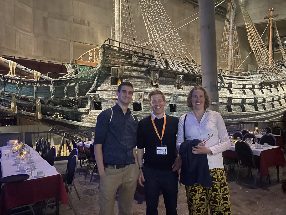 DexterSheader's tweet photo. Great few days at the #encals2024 #mnd meeting in beautiful Stockholm. Standing tall with my @lifearc1⁩ colleagues Finbar and Connie. https://t.co/Y3uKbdAAmR