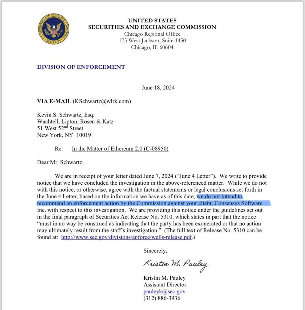 🚨 BIG BREAKING 🚨

 🇺🇸 U.S. SEC HAS PERMANENTLY
SUSPENDED ITS INVESTIGATION
INTO ETHEREUM.

ETH ETF trading will start within next
3 weeks.
 
This will be the beginning of the biggest crypto Altseason. 
 
Here's how you could make millions from it:
 
(Bookmark it)
 
1) Find high