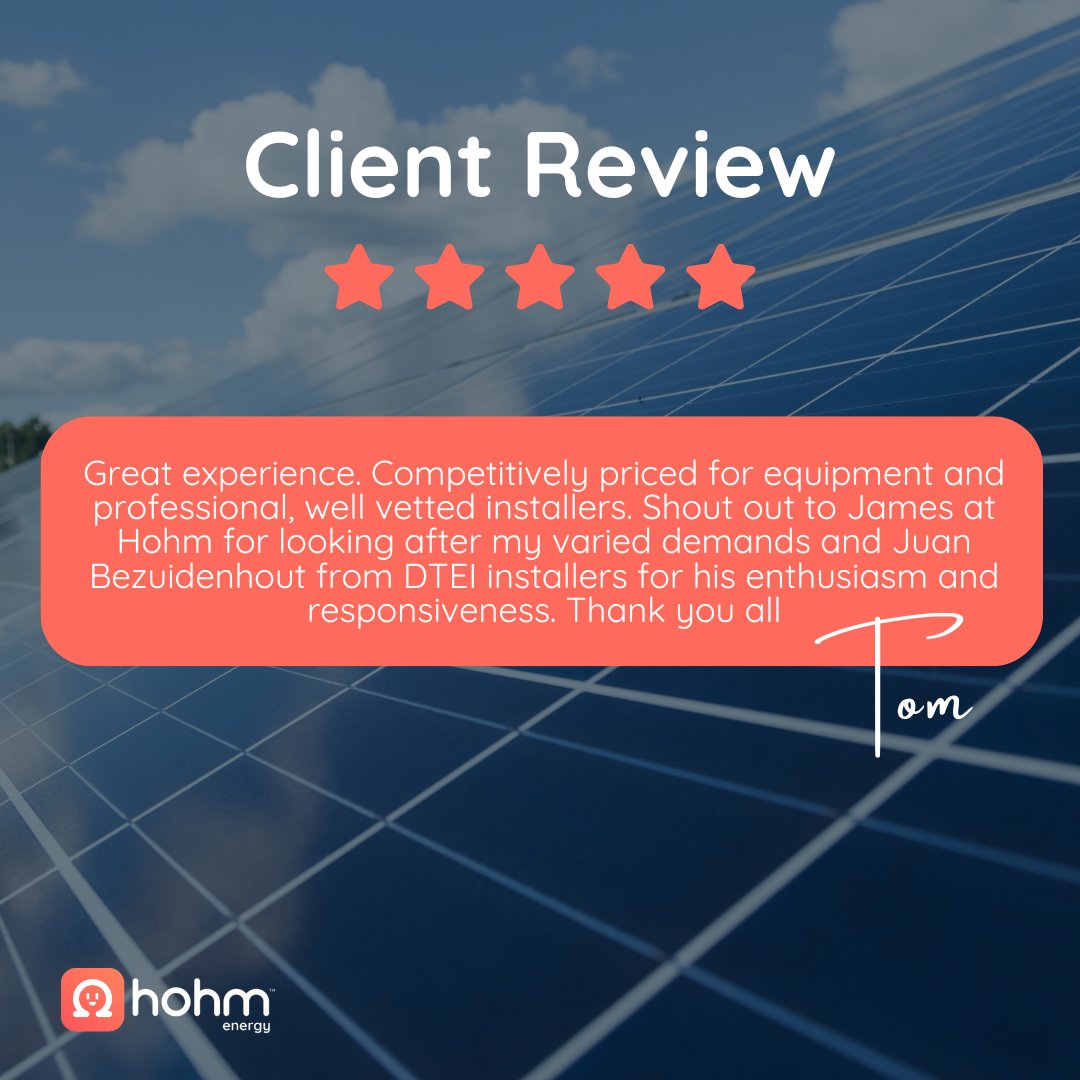 Hohm Energy SA tweet media