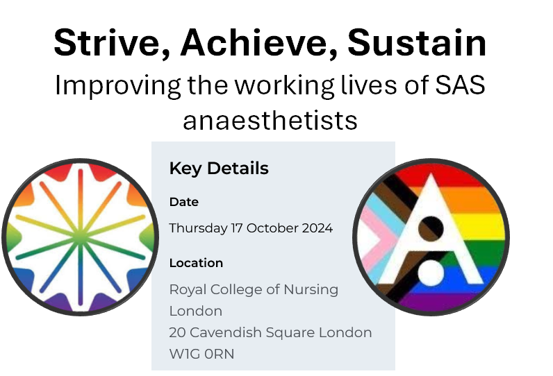 sas_sobauk's tweet photo. OMG a SAS event co-badged by @Assoc_Anaes AND @RCoANews during SAS week and themed on how to improve the working lives of SAS anaesthetists?
✅✅✅✅ All boxes ticked. Take my money. I will be there. https://t.co/639PVM8umE