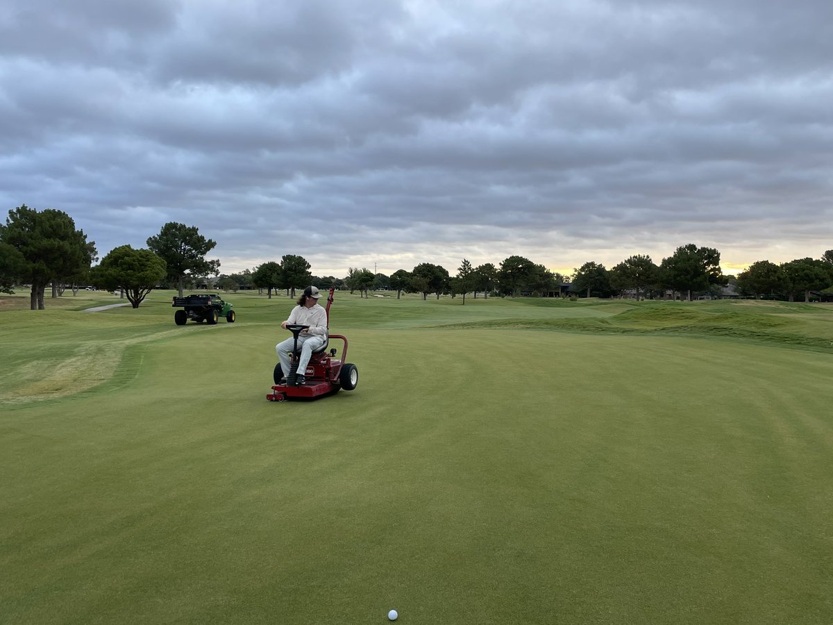 brijon5555's tweet photo. So proud of my youngest. The West 9 by @TrippGolfArch opens today @GreenTreeCC and Conor has become an essential part of that #turfteam  Golf business is a family business @mattgourlaycgcs https://t.co/KDa3AjCaAr