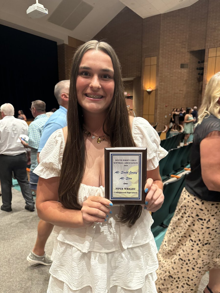 CollsSoftball's tweet photo. Got to honor Piper last night at the All-South Jersey award ceremony. We couldn’t be any prouder of the player this young lady is evolving into. Congrats Piper!!#rollcolls https://t.co/0U3qR6eaed