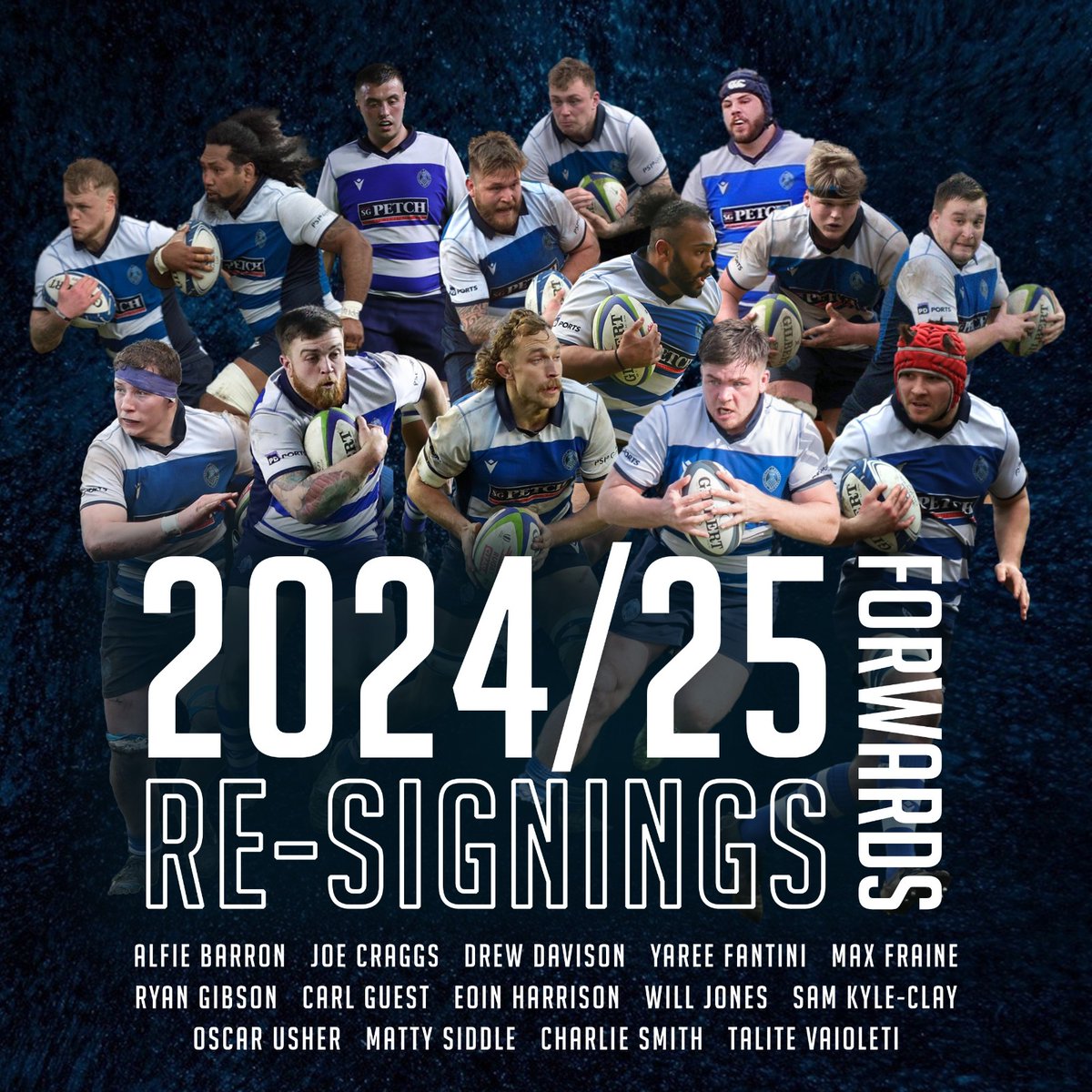 ⚠🏉CLUB RE-SIGNINGS ANNOUNCED🏉⚠

Take a look here for the forwards staying with us for another season at DMP! Comment below who you're most excited to see back on the pitch this season 💪