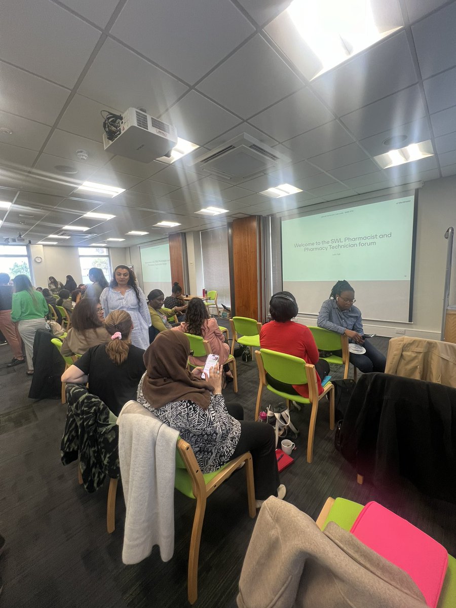 SWL Training Hub (@swltraininghub) on Twitter photo SWL pharmacists forum full house today brilliant sounds in the room
Valueing our workforce and being in a room togather is so vital
<a href="/SekeramMohan/">Mohan sekeram</a> <a href="/SWLNHS/">NHS South West London</a> <a href="/SWLPPA/">South West London Primary Care Provider Alliance</a> <a href="/PatientPod/">Khateja</a> <a href="/zehra_s23/">Zehra S</a> SWL pharmacists forum full house today brilliant sounds in the room
Valueing our workforce and being in a room togather is so vital
<a href="/SekeramMohan/">Mohan sekeram</a> <a href="/SWLNHS/">NHS South West London</a> <a href="/SWLPPA/">South West London Primary Care Provider Alliance</a> <a href="/PatientPod/">Khateja</a> <a href="/zehra_s23/">Zehra S</a>