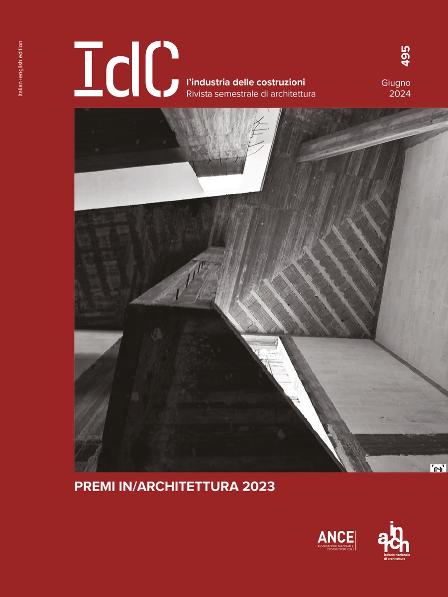 Con il n. 495 de L'industria delle costruzioni, IN/Arch si affianca ad <a href="/ancenazionale/">ANCE</a>  nella conduzione di una testata prestigiosa e ricca di storia, segnando un'ulteriore pietra miliare nella lunga storia dell'Istituto Nazionale di Architettura
➡ lnkd.in/exgg_Cpj
