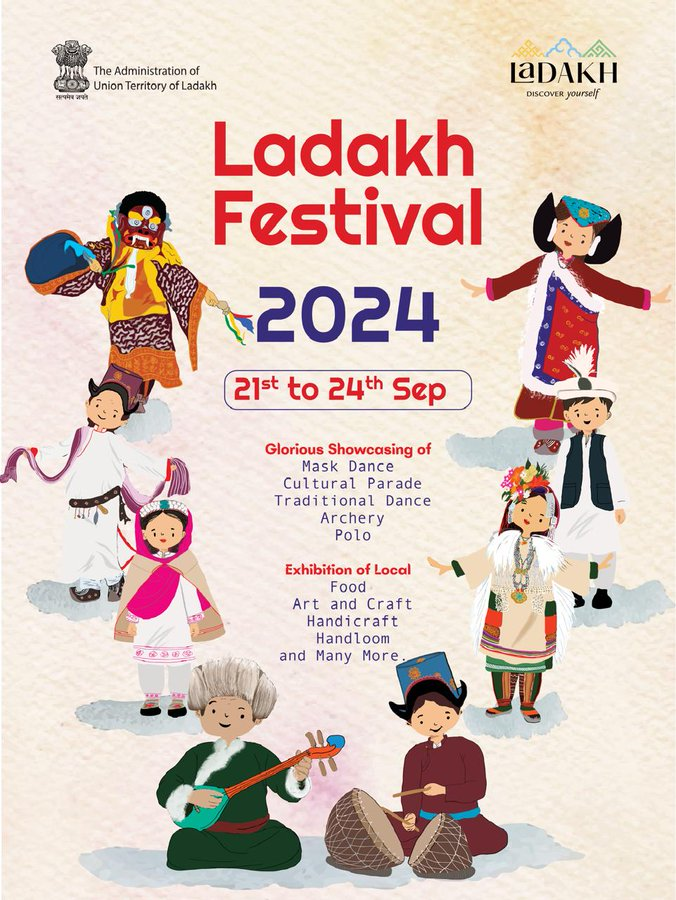 tanzinstanzin1's tweet image. The much-awaited festival is just around the corner, from Sept 21st to 24th, and it's going to be an absolute blast!

Get ready for some heart-stopping traditional dances, adrenaline-pumping sports, and a mouth-watering array of local delicacies 

#LadakhFestival #VisitLadakh
