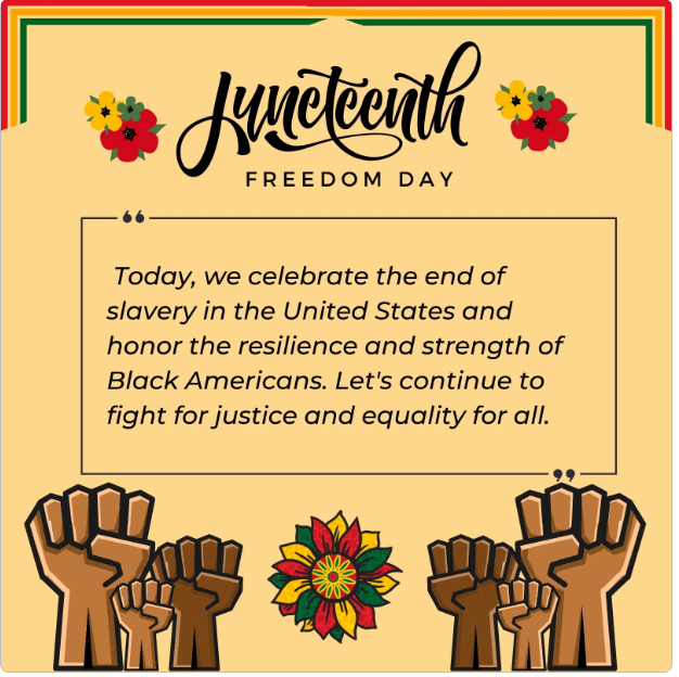 STEMconnector's tweet photo. #Juneteenth is celebrated annually to commemorate the ending of slavery in the US. It is a day to reflect on the inequalities that African Americans have faced throughout history &amp; in the present day. Learn more and join in the celebration with @NMAAHC https://t.co/Z7BQvoSNTL https://t.co/KbbF07AniD