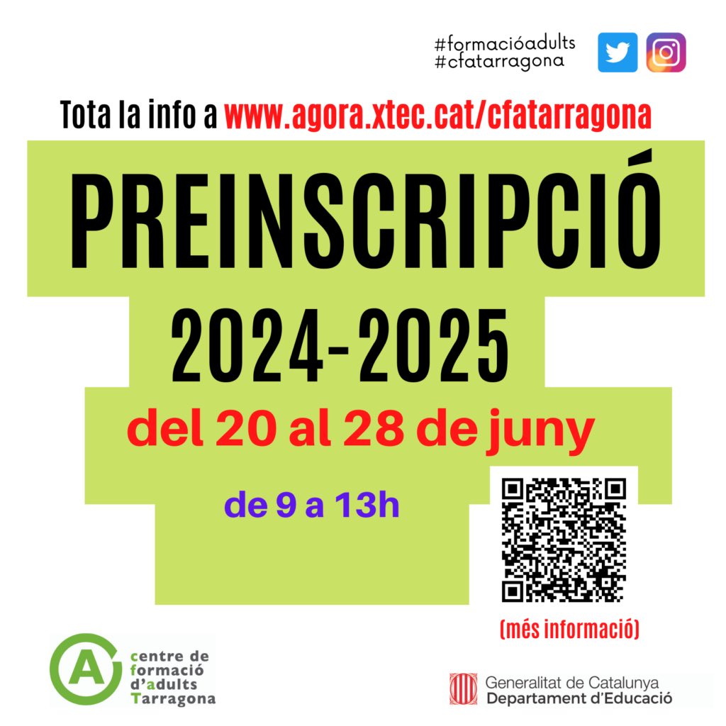 Quina documentació he de presentar?
- Pots portar la teva sol·licitud emplenada de casa. Sinó, la faràs quan vinguis.
- Original i fotocòpia del DNI, NIE o passaport.