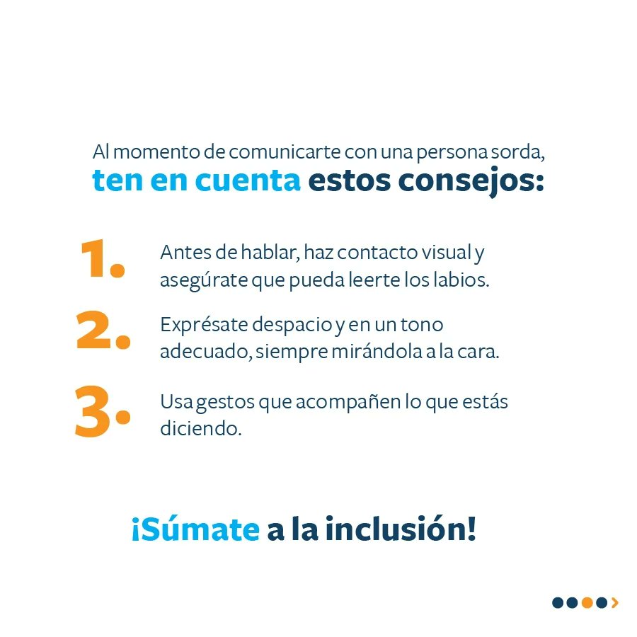Este mes, celebramos y reafirmamos nuestro compromiso con la inclusión, la accesibilidad y la equidad. Creemos en un entorno de trabajo donde todos tengan la oportunidad de comunicarse y crecer sin barreras.

En la #familiaReservas estamos orgullosos de contar con el talento y