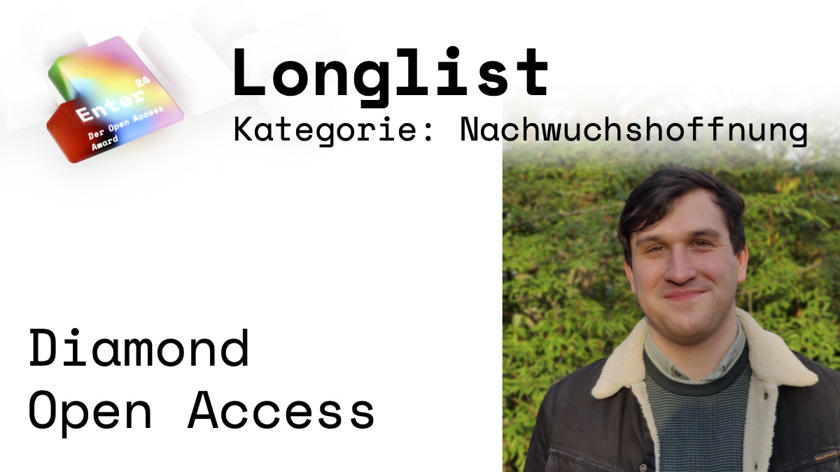 DomFord_'s tweet image. 🥳Honoured to have made the longlist for the 2024 @iRightslab Enter Open Access Award! It's a privilege to be able to contribute to open access research infrastructures. A sustainable future for academia relies on bringing down the big publishers.
#EnterAward @BMBF_Bund