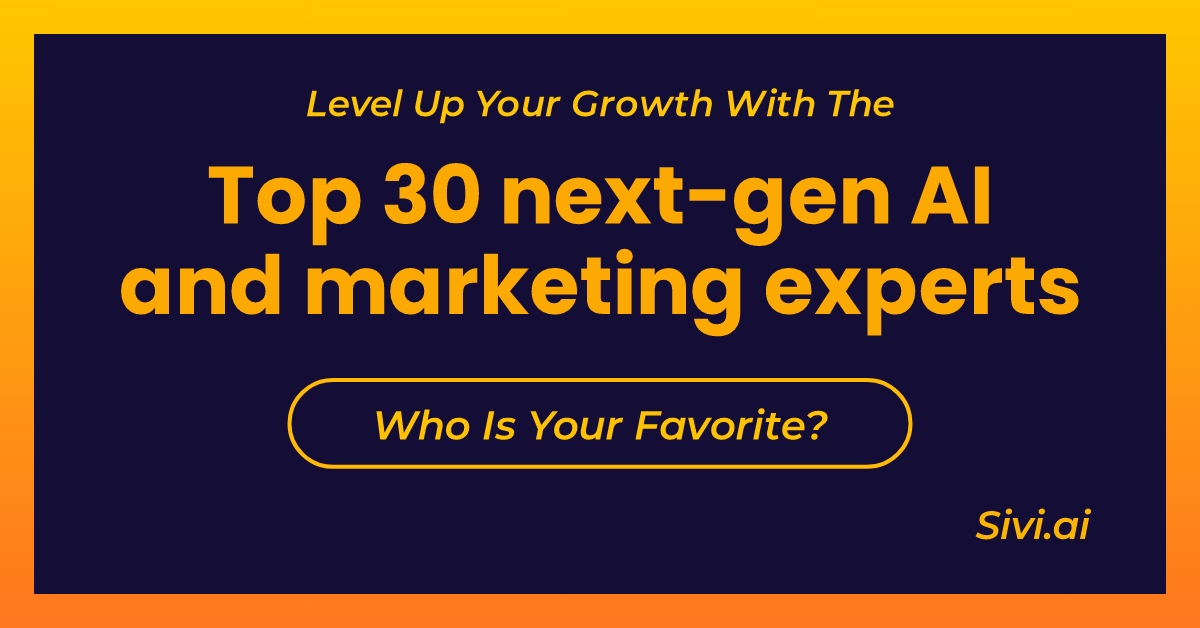 SonaDotDesign's tweet photo. Boost your growth with the top 30 AI and marketing experts series. Buckle up, learn new tricks, and share your favorite marketing experts in the comments!
The posts were #generatedWithSivi
#emailmarketing #email https://t.co/eya6IE7Ahn