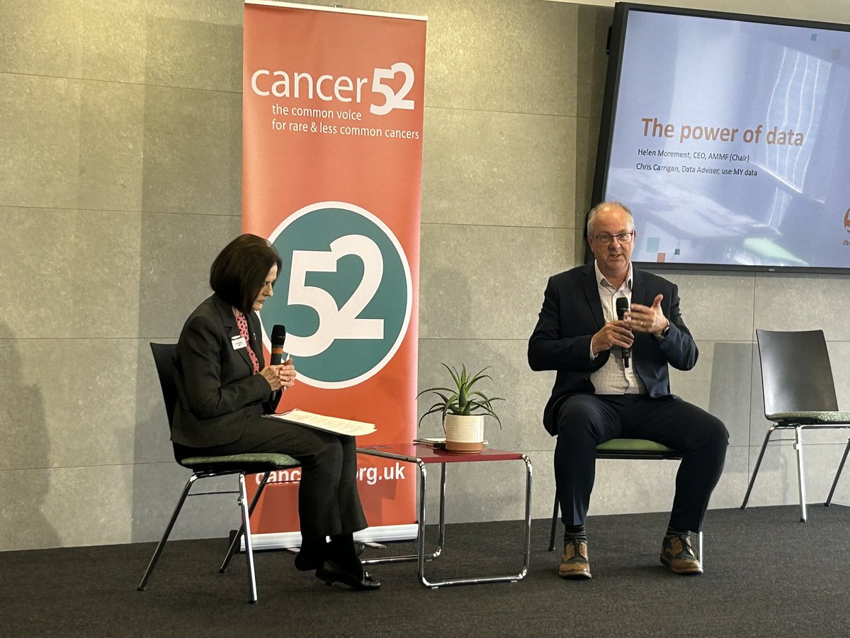 Cancer52org's tweet image. Next up at the #BigCancer52Conversation we explore the power of data in rare and less common cancer research and care