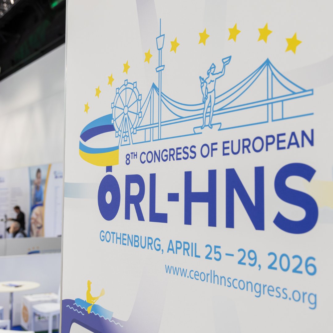 As the 7th congress of European ORL-HNS is slowly coming to an end, we are already excited to welcome all of you to Gothenburg, April 25-29 2026! #SaveTheDate #CEORLHNS2024