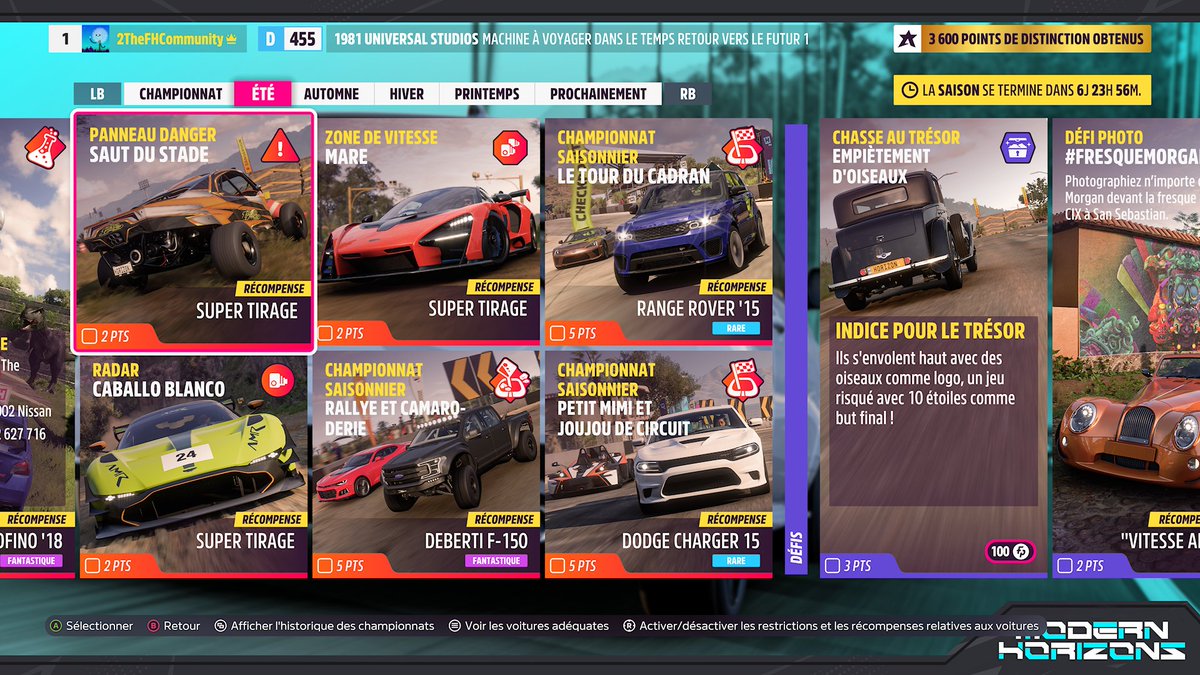 ForzaHorizonFR's tweet photo. Dès demain, retrouvez la Ford Mustang Dark Horse en vedette de la première semaine des Horizons Modernes. 🇺🇸 #FH5enFrançais https://t.co/4wNipP1yS5
