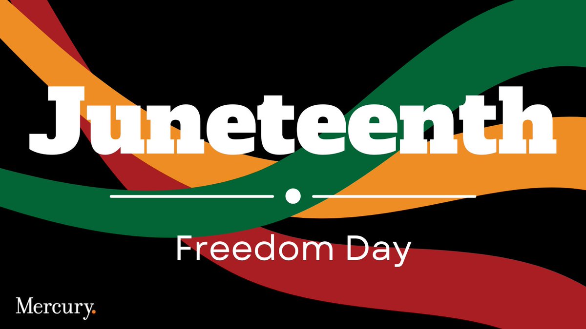 We pause on this #Juneteenth to commemorate the end of slavery in this country and celebrate Freedom Day.