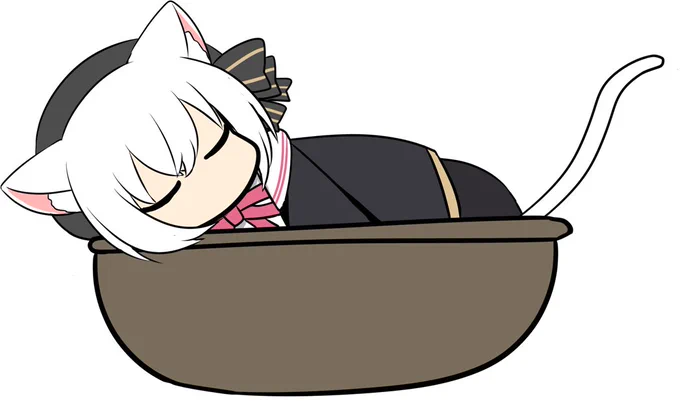 さよち猫っぽい寝方してほしい… 