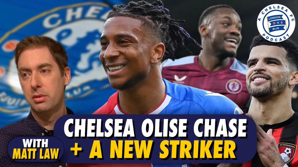 LondonBluePod's tweet photo. 🚨 MATT LAW TRANSFER SPECIAL ft @Matt_Law_DT &amp; @nickverlaney! 🚨 

🏅Olise emerges as #1 target, position
🎯 CF race heats up ft Duran, Omorodion, Guirassy, Solanke!
🔜 Casadei drawing interest from mystery club, summer exodus expected &amp; more!

LINK TO FULL POD! 👇 https://t.co/tu31oNP4yr
