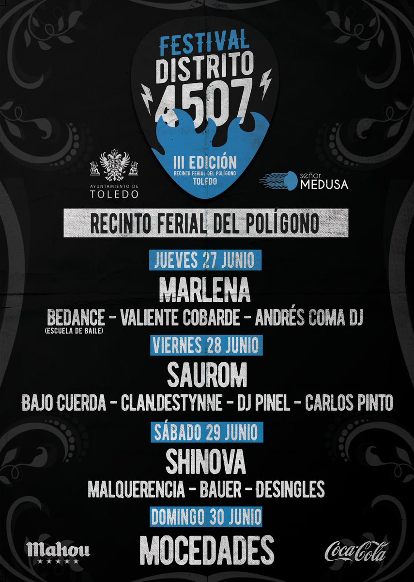 Aquí el cartel completo!! 💥💥💥