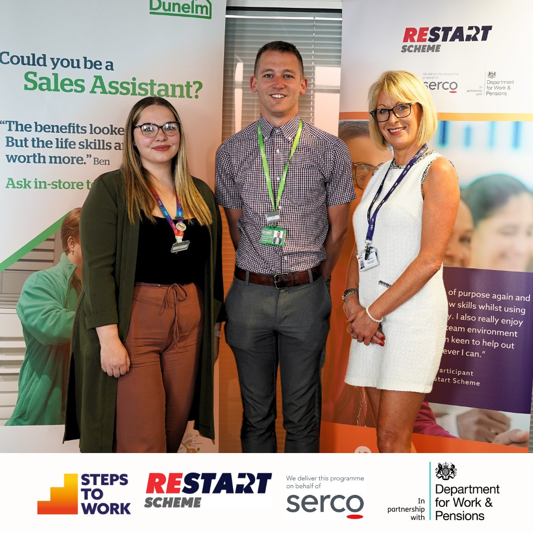 We're thrilled to announce our partnership with Dunelm, which will help people in our community find new employment opportunities. They recently attended a Steps to Work event and interviewed candidates on the spot!