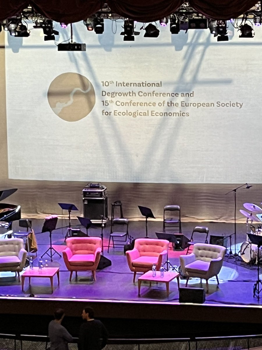 Very excited to be at the joint Degrowth and European Society of Ecological Economics meeting. So many engaging and interesting ideas.