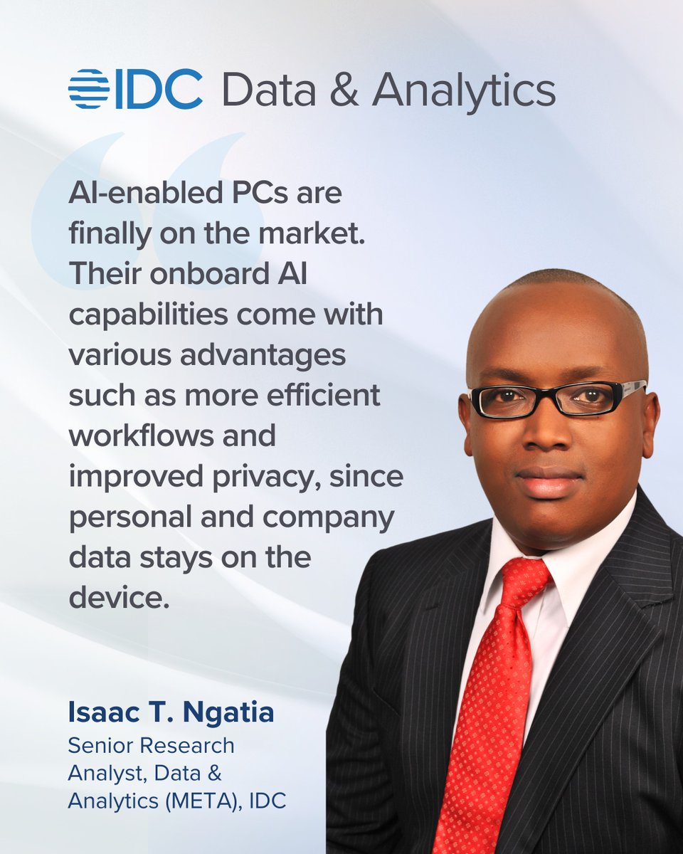 IDCMEA's tweet photo. ** PC boom in the Middle East, Türkiye &amp; Africa!**  
 12.2% growth in Q1'24 &amp; AI-powered machines are coming!  
Get ready for the future of computing! 

Read more at: https://t.co/UhsvOw36RX
#AI #METAregion #Technology #IDCreport @IDC https://t.co/2iMPQaGwcu