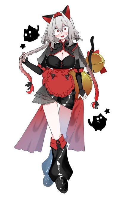 チャイナ猫耳メイド朝霧 