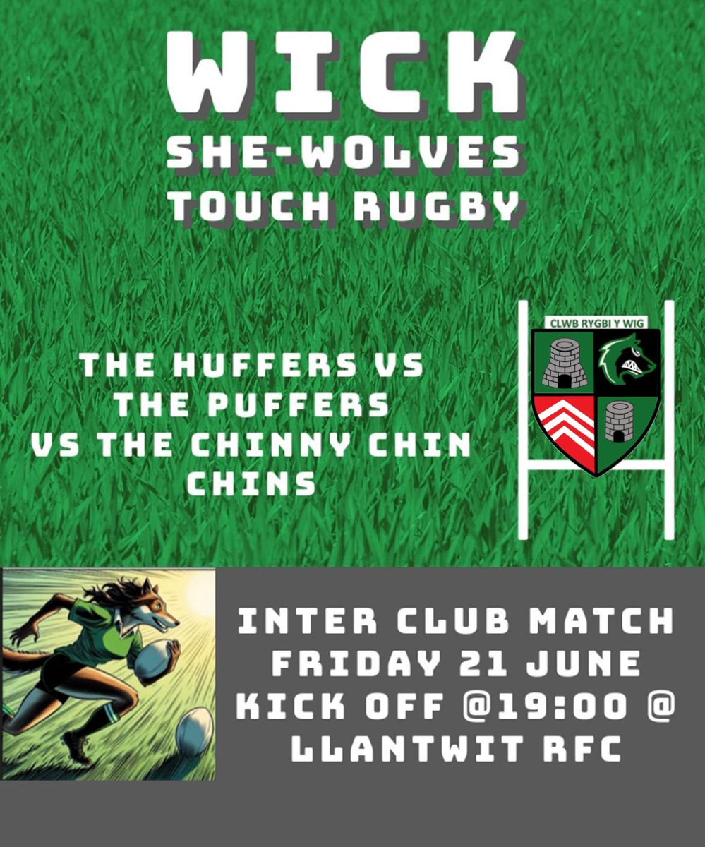 Touch Rugby FIT rules! This Friday, come and see! #womensrugby #touchrugby #valeofglamorgan #bromorgannwg #rygbimenywod #rygbicyffwrdd #penybont #bontfaen #llantwit #bridgend #cowbridge #llanilltud #touchfootie #fittouch #wick #ywig #TOUCH #cryw #cymru 
<a href="/WalesTouch/">Wales Touch Association</a> <a href="/intltouchorg/">Federation of International Touch</a>