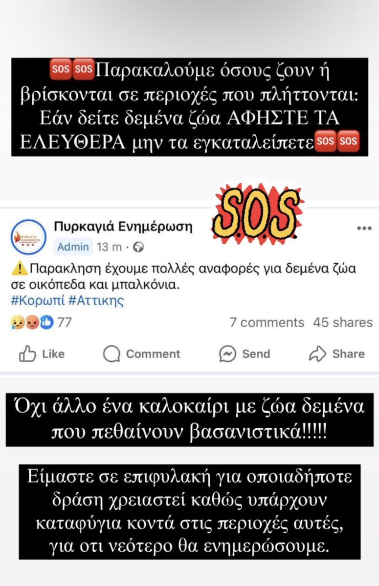 EmptyTheCages_'s tweet photo. #φωτια2024 https://t.co/KqIZysifA7