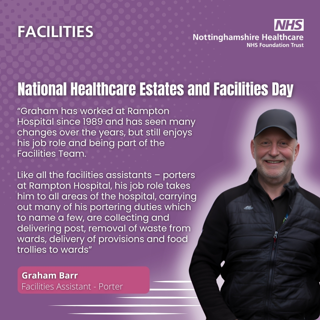 Mandy, Jack and Graham all share why they love working in the Facilities team. Their dedication and passion help to make the Facilities team an invaluable part of the organisation. #HealthEFMDay