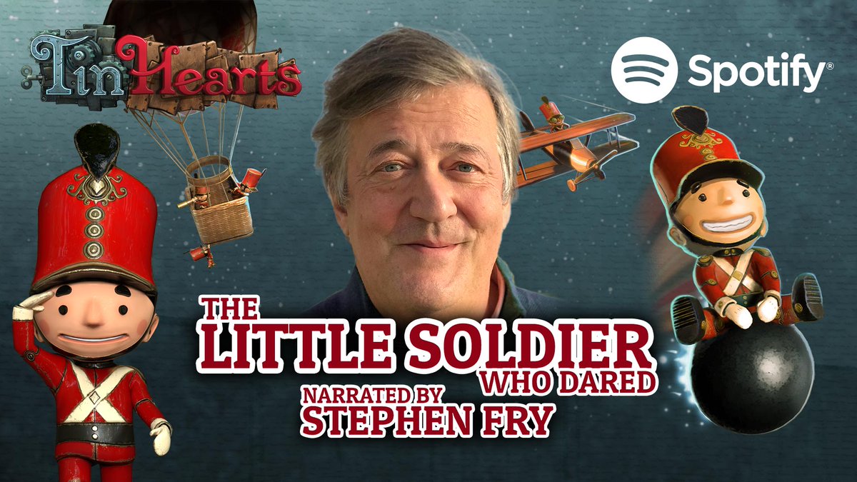 Did you know we had @StephenFry narrate a prequel story to 'Tin Hearts'?

Listen to 'The Little Soldier Who Dared: A Tin Hearts Story.'

🎧: bit.ly/3xkMPn7