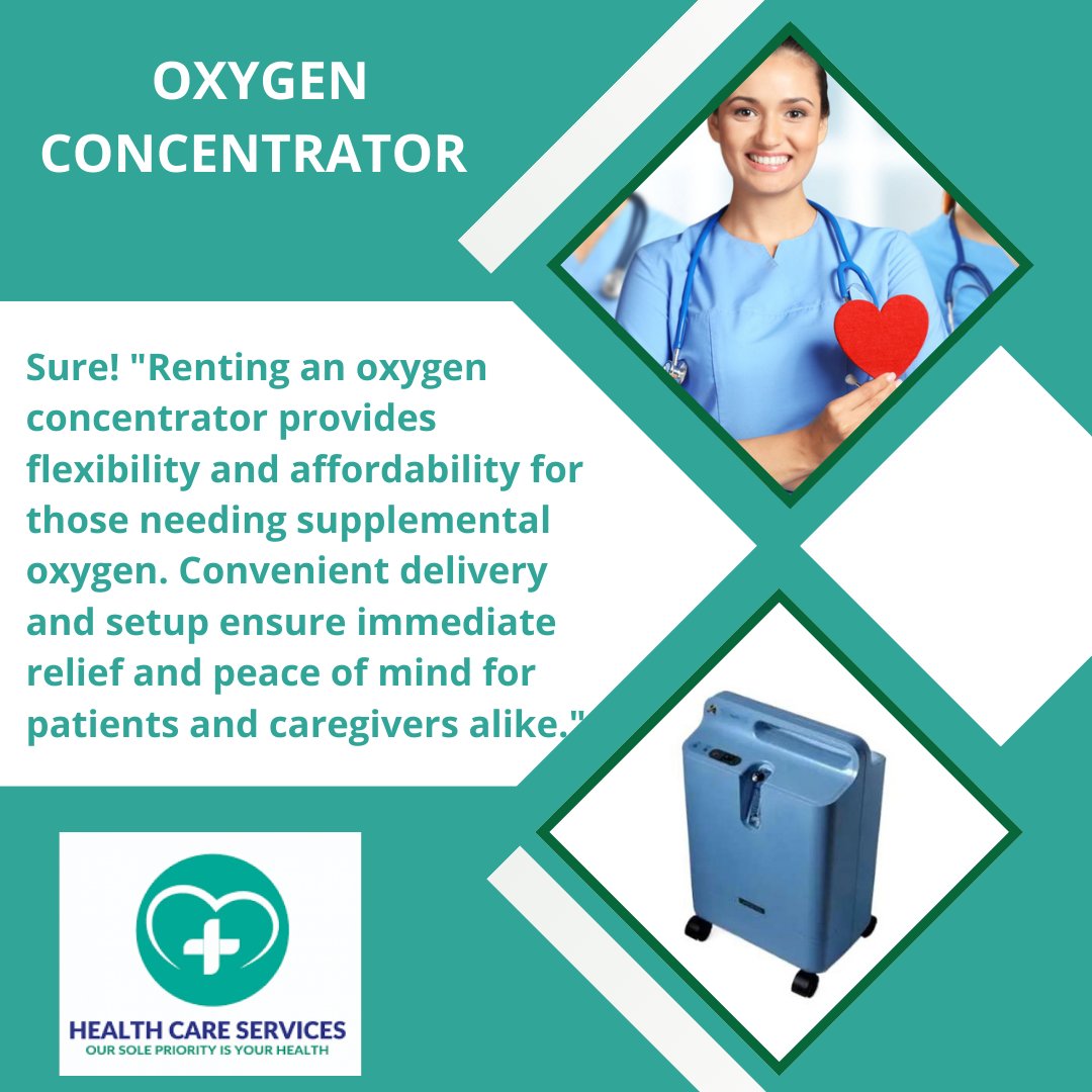 aliyahealthcare's tweet image. &quot;Renting an oxygen concentrator provides flexibility and affordability for those needing supplemental oxygen. Convenient delivery and setup ensure immediate relief and peace of mind for patients and caregivers alike.&quot;
#oxygenconcentrators