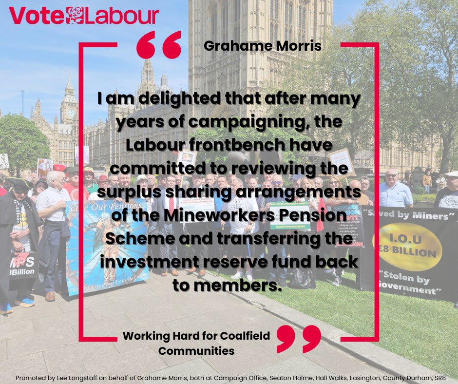 grahamemorris's tweet image. If you support justice for former miners; their widows and coal mining communities in County Durham and across the UK then vote @UKLabour in #GeneralElection24🌹🗳️… and please follow; like and share this thread ⚖️👷🏽‍♂️⛓️
@DurhamMiners @FriendsDurham
🧵 1…/20