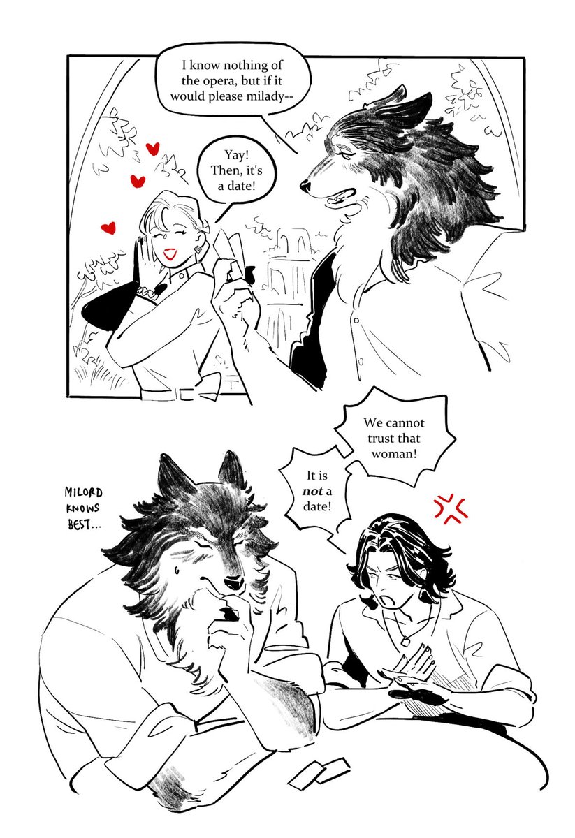 working title 'furry vs furry' or 'two haters finally find love unfortunately they are both into the same guy'