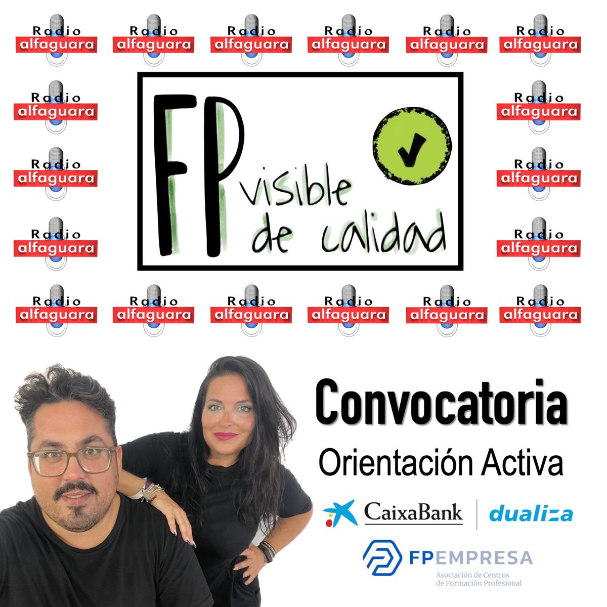 FP Visible, FP de calidad (@fpvisible) on Twitter photo Esta tarde en <a href="/fpvisible/">FP Visible, FP de calidad</a> en <a href="/radioalfaguara/">Radio Alfaguara</a> hablamos de la convocatoria #OrientaciónActiva de <a href="/CABK_Dualiza/">CaixaBank Dualiza</a> y <a href="/fp_empresa/">FPEmpresa</a> y de la escolarización 2024/2025 de <a href="/EducaAnd/">Consejería Desarrollo Educativo y FP</a> <a href="/FPAndaluza/">Formación Profesional Andaluza</a>
⏰ 16:30h
📻 107.0 FM
📲 radioalfaguara.com Esta tarde en <a href="/fpvisible/">FP Visible, FP de calidad</a> en <a href="/radioalfaguara/">Radio Alfaguara</a> hablamos de la convocatoria #OrientaciónActiva de <a href="/CABK_Dualiza/">CaixaBank Dualiza</a> y <a href="/fp_empresa/">FPEmpresa</a> y de la escolarización 2024/2025 de <a href="/EducaAnd/">Consejería Desarrollo Educativo y FP</a> <a href="/FPAndaluza/">Formación Profesional Andaluza</a>
⏰ 16:30h
📻 107.0 FM
📲 radioalfaguara.com