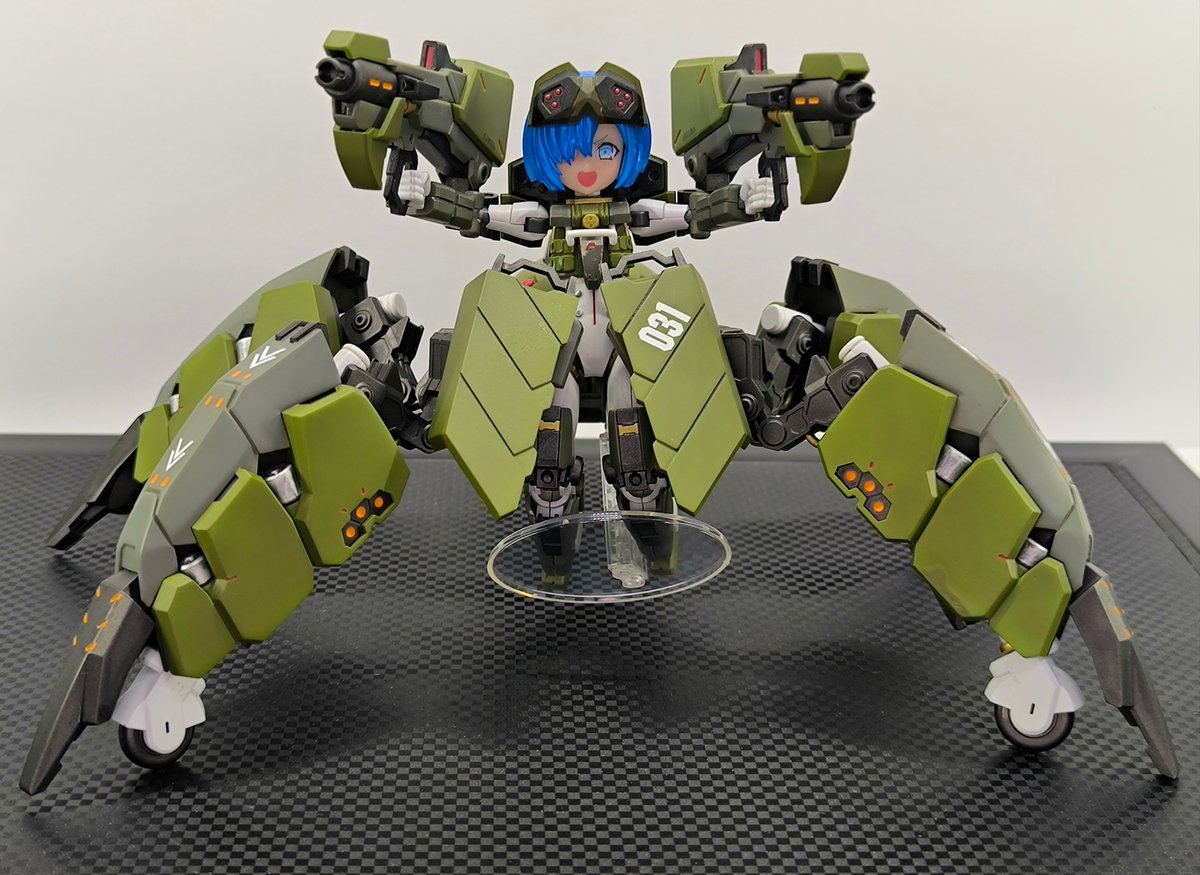 serico_ps's tweet photo. アーテリーギアのAG-031　ガードスパイダー
フェーディできた!!
多脚はやはりよい、、、#アテギア https://t.co/mBsqvi5fU5