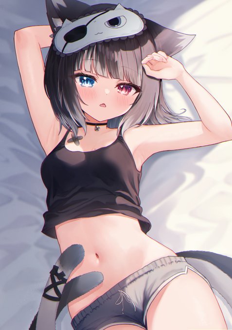 💙❤️ #ぬこなつなぁと 