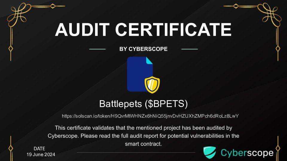 Cyberscope Announcements, a TAC Security Company tweet media