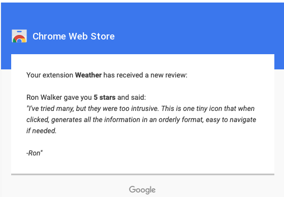 Weather Extension tweet media