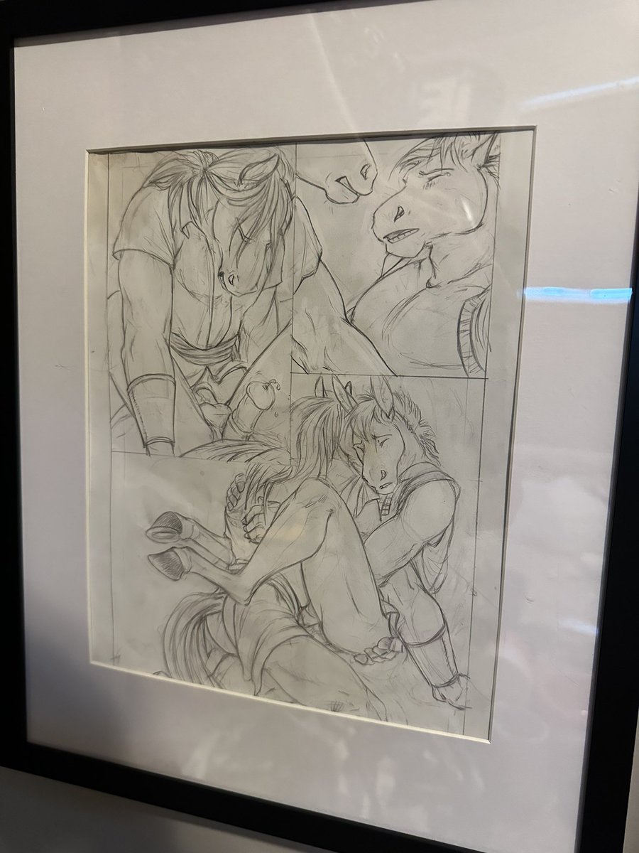 FurryHistoryAD's tweet photo. I remember walking up to their table and seeing these original sketches and buying them. They’re the only two original Blotch pieces in our archive and one of my personal favorite items I’ve ever purchased. https://t.co/aoLsxWvqpD